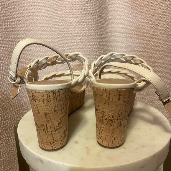 NEW Esprit Off-White Cork Wedges ( size 8.5 ) - Picture 12 of 14